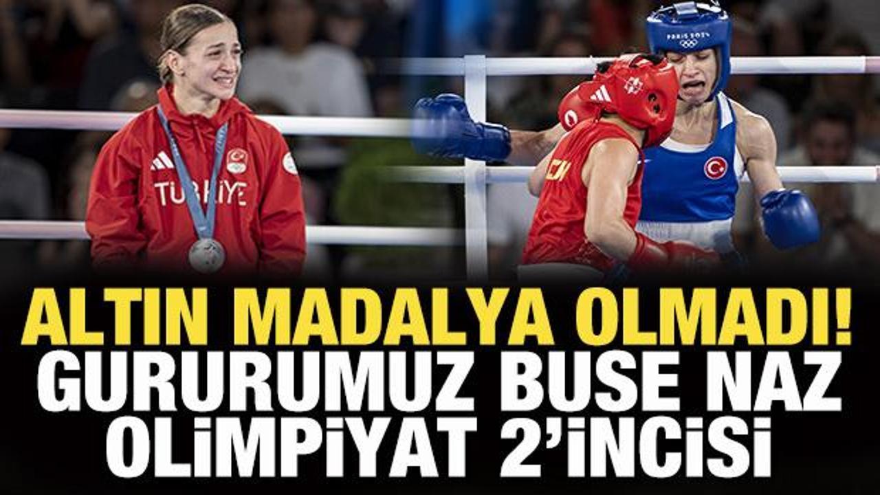 Altın madalya olmadı! Buse Naz Çakıroğlu'ndan gümüş madalya