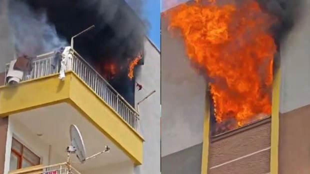 Antalya’da ev yangını korkuttu