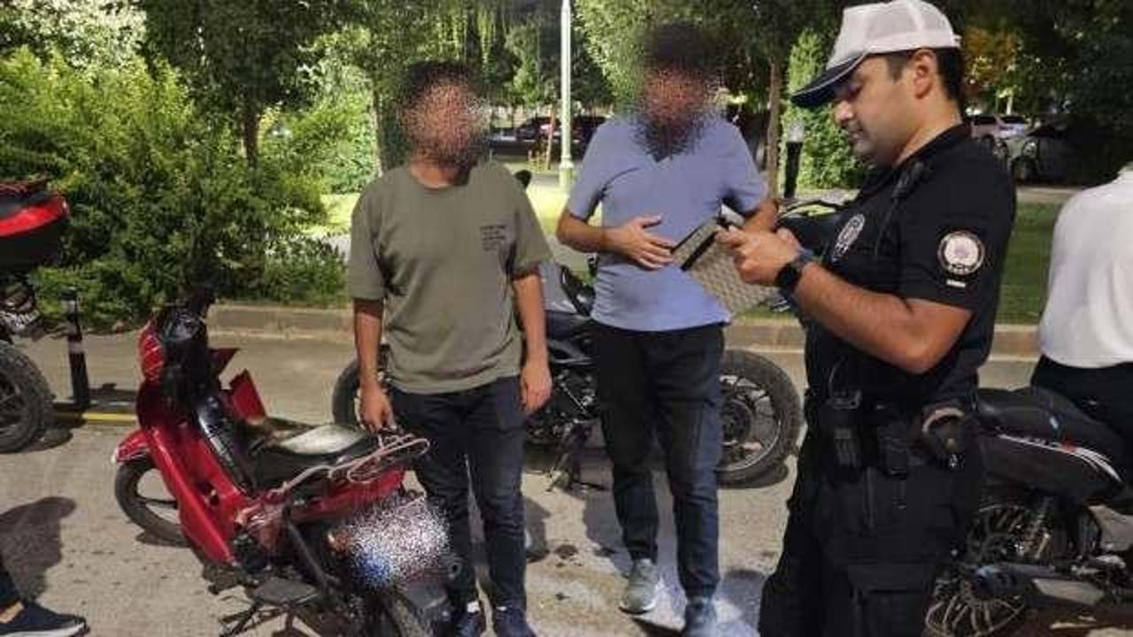 Gaziantep'te 128 motosiklet sürücüsüne 609 bin TL ceza
